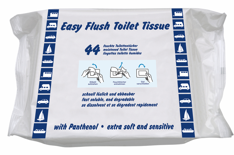 Купить онлайн Туалетные салфетки Yachticon Easy Flush 44 шт.