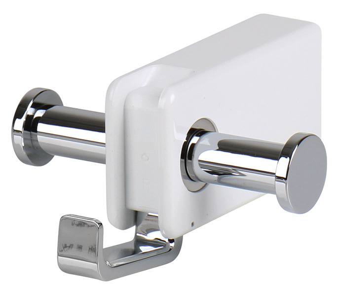 Купить онлайн Двойной круглый крючок, складной крючок, 8 x 9 см, белый