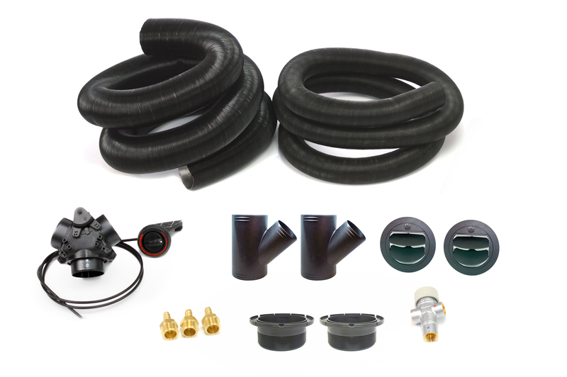 Купить онлайн Универсальный комплект для теплого душа 90 мм