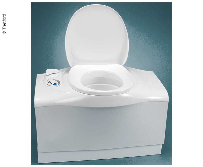 Купить онлайн Кассетный туалет C402-X электрический, белый, правый