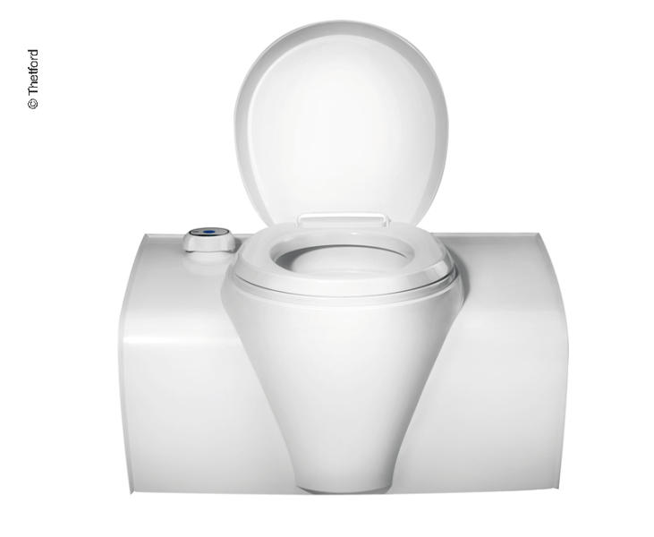 Купить онлайн Тумба-туалет C502-X электрическая, белая, отверстие управления справа