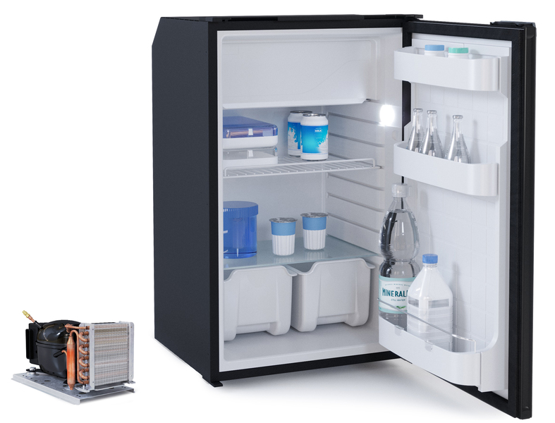 Купить онлайн Компрессорный холодильник Vitifrigo C95L - черный, 95 литров