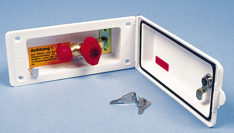 Купить онлайн Гнездо газового предохранителя белое