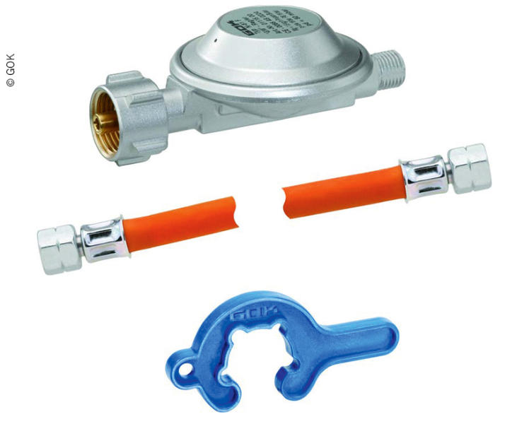Купить онлайн Комплект для подключения/преобразования GOK для грилей с резьбой AG 5/8 UNF
