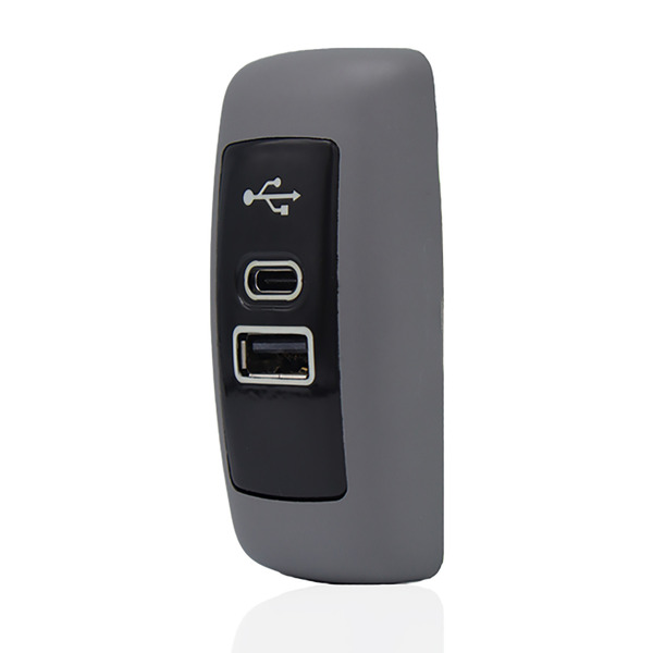 Купить онлайн Зарядная розетка USB-A+C 2x2.1A