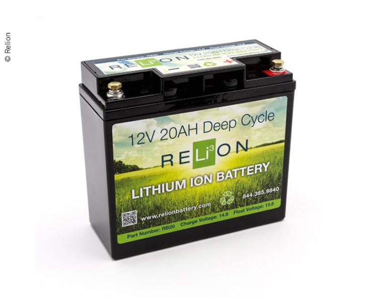 Купить онлайн Блок питания Relion 20Ah литий-ионный аккумулятор