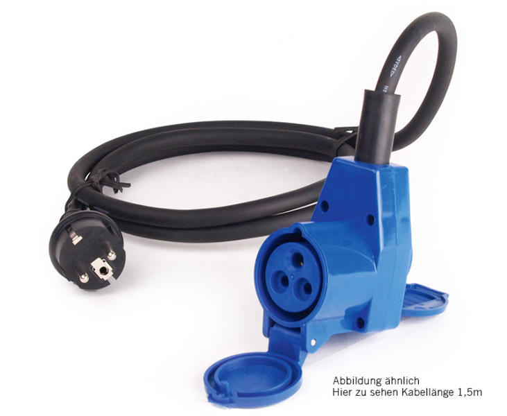 Купить онлайн Адаптерный кабель Carbest Schuko/угол 25 м