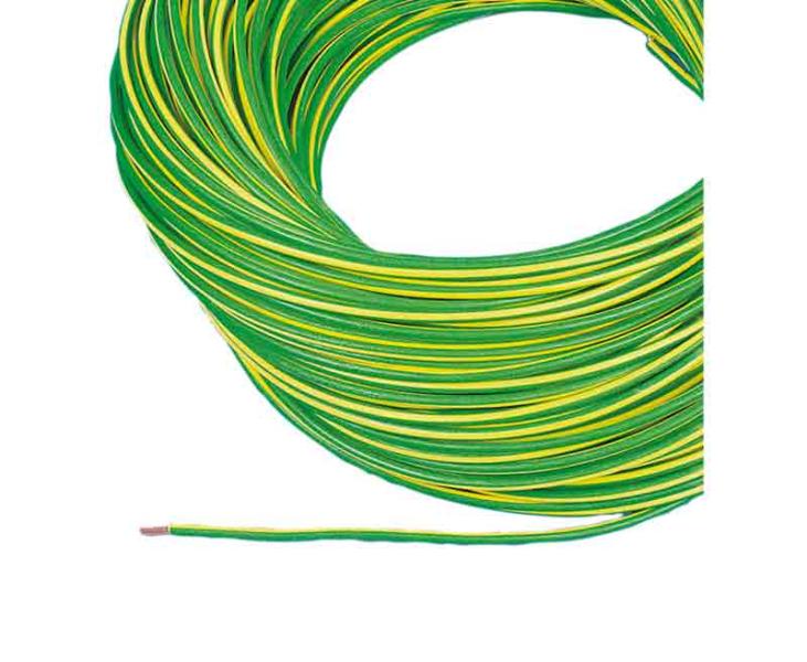 Купить онлайн Зелено-желтый кабель, 4 мм², л.ф.м.