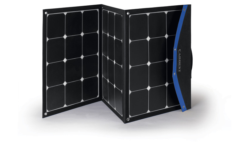 Купить онлайн Складная солнечная панель Carbest мощностью 135 Вт с контроллером заряда