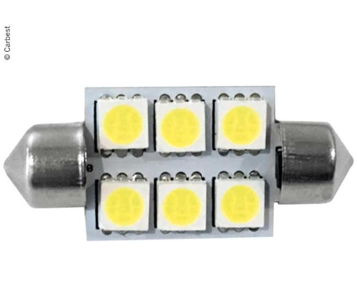 Купить онлайн Светодиодная ткань 1.5W, 110 люмен, 6 теплых белых SMD