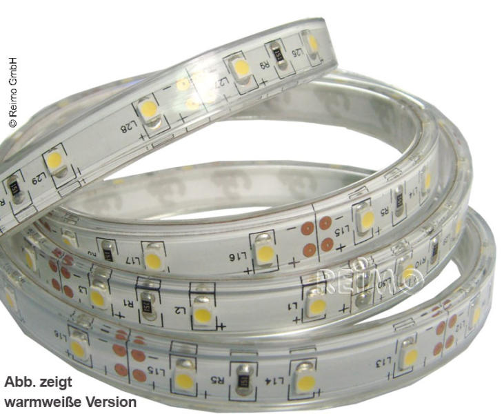 Купить онлайн Светодиодная лента Carbest, IP68, RGB, 120-140лм/м, 3528SMD LED, 4.8Вт/м, 4 кабеля