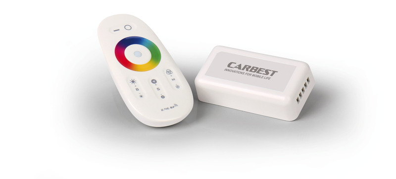 Купить онлайн Контроллер Carbest RGBW с сенсорным пультом дистанционного управления — подходит для гибкой светодиодной ленты 83175