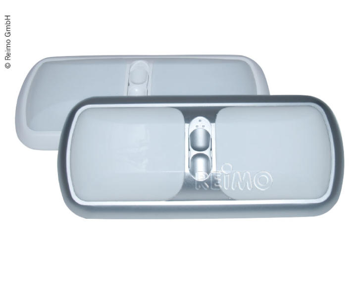 Купить онлайн Потолочный светильник Duo 12V / 2x21CP silver