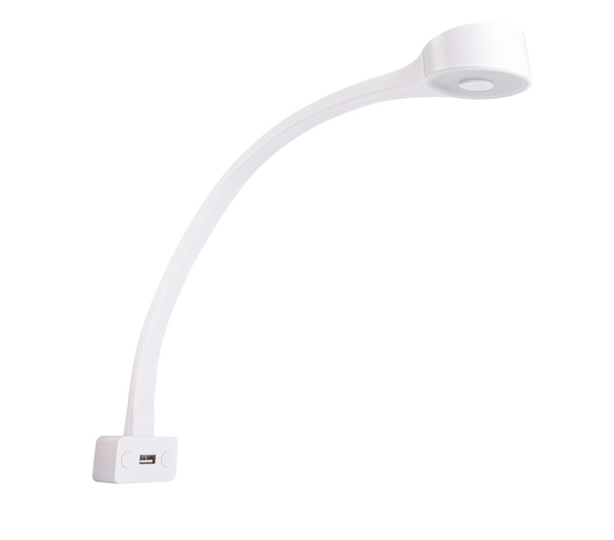 Купить онлайн Светодиодная лампа «гусиная шея» 1,5 Вт белая