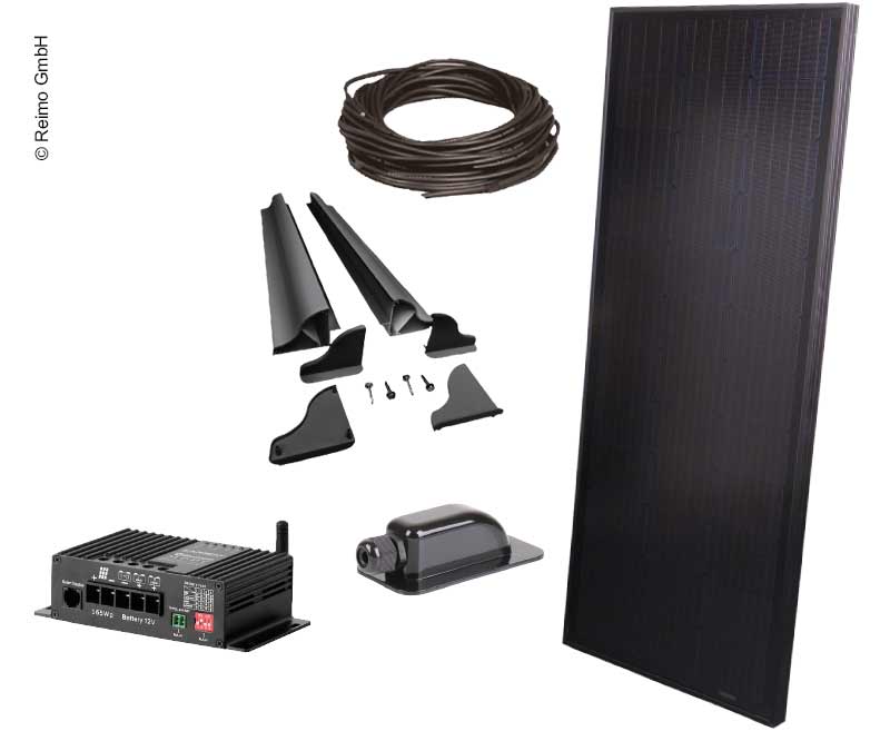 Купить онлайн Полный комплект солнечных батарей 100W Full-Black
