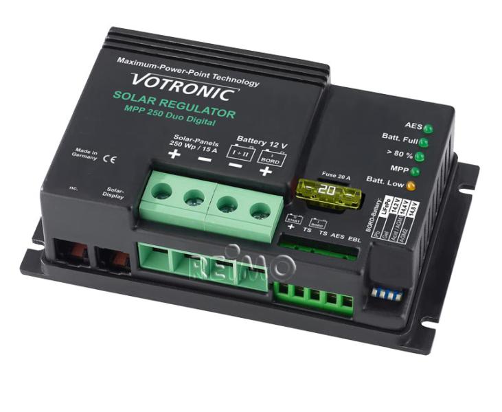 Купить онлайн Контроллер заряда MPPT от солнечного контроллера Votronic MPP 250 Duo 12V digital