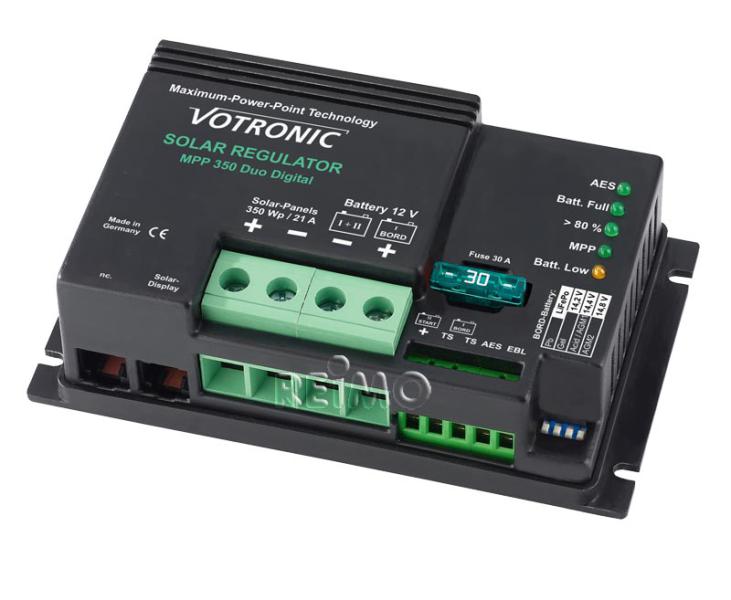 Купить онлайн Контроллер заряда MPPT от солнечного контроллера Votronic MPP 350 Duo 12V digital