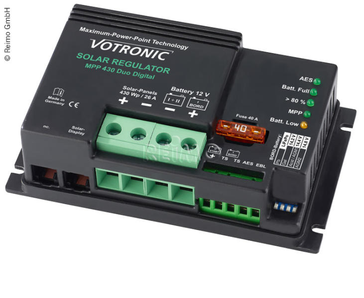 Купить онлайн Контроллер заряда MPPT от солнечного контроллера Votronic MPP 430 Duo 12V digital