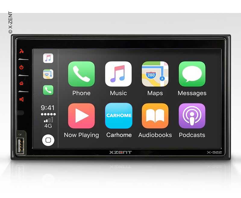 Купить онлайн Infotainer 2DIN Infotainer с Carplay и Android Auto
