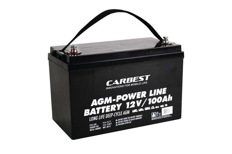 Купить онлайн Аккумулятор Carbest AGM 100Ач PL - 330x171x220 мм