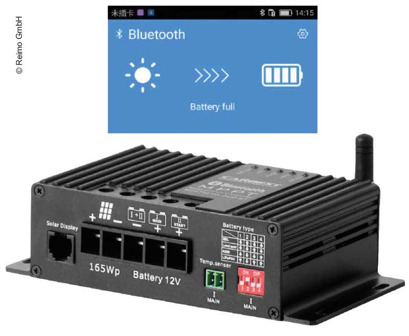 Купить онлайн Контроллер заряда солнечной батареи Carbest MPPT 12A с Bluetooth