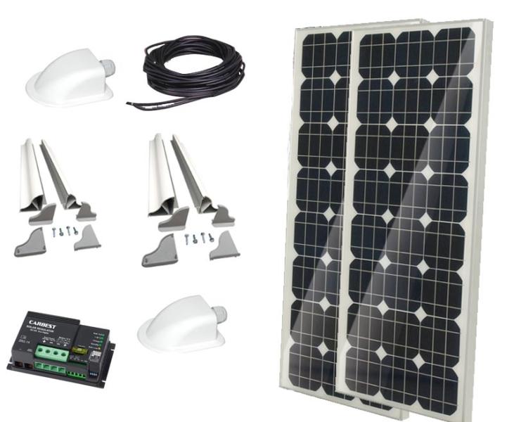 Купить онлайн Солнечная система »Комплектация CB 200« Carbest 12V / 200W