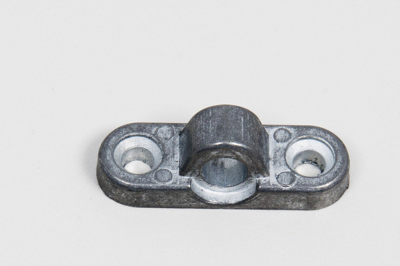 Купить онлайн Горизонтальные настенные люверсы, алюминий, 5 шт.