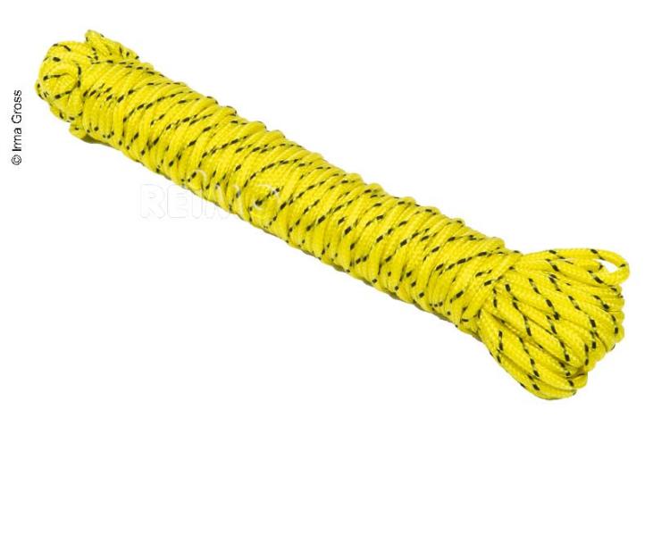 Купить онлайн Линия натяжения 20 метров светоотражающая, цвет: желтый