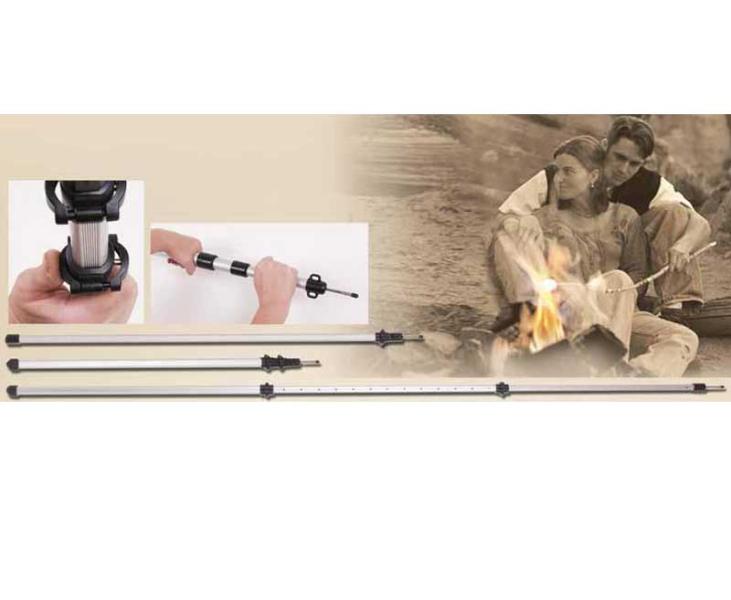 Купить онлайн Телескопическая алюминиевая штанга с кнопкой для блокировки