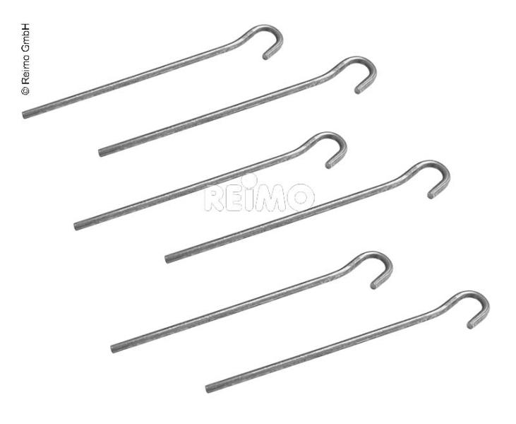 Купить онлайн Палаточный ковер, тентовый ковер Железные колышки для зажимов