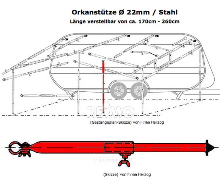 Купить онлайн Опора урагана 170*22мм