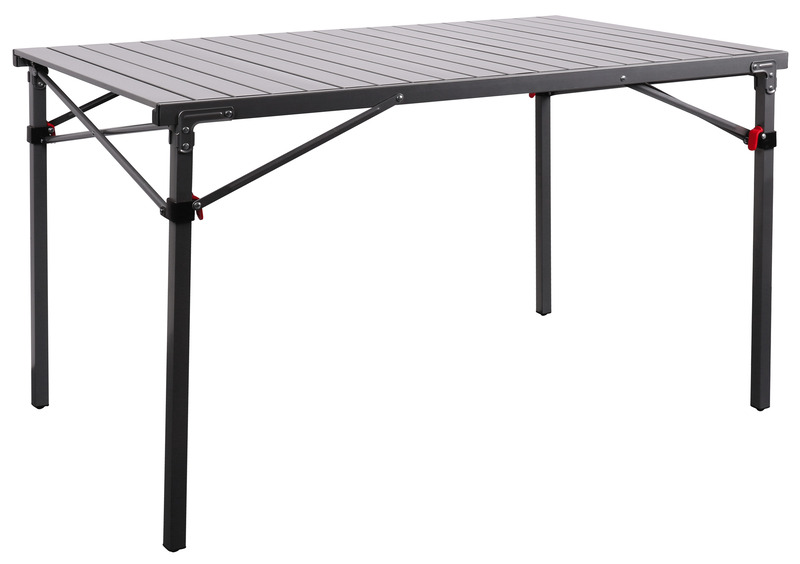 Купить онлайн Походный стол Rauma, алюминиевый передвижной стол 120 x 70 см