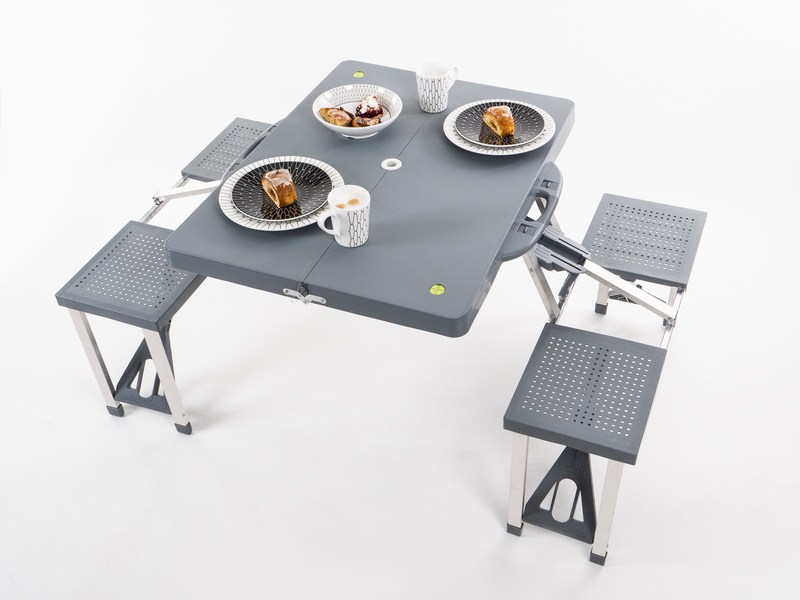 Купить онлайн Группа столов для пикника на 4 человека - 85 х 65см