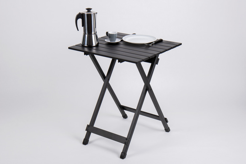 Купить онлайн Camp4 Одноместный черный алюминиевый складной стол