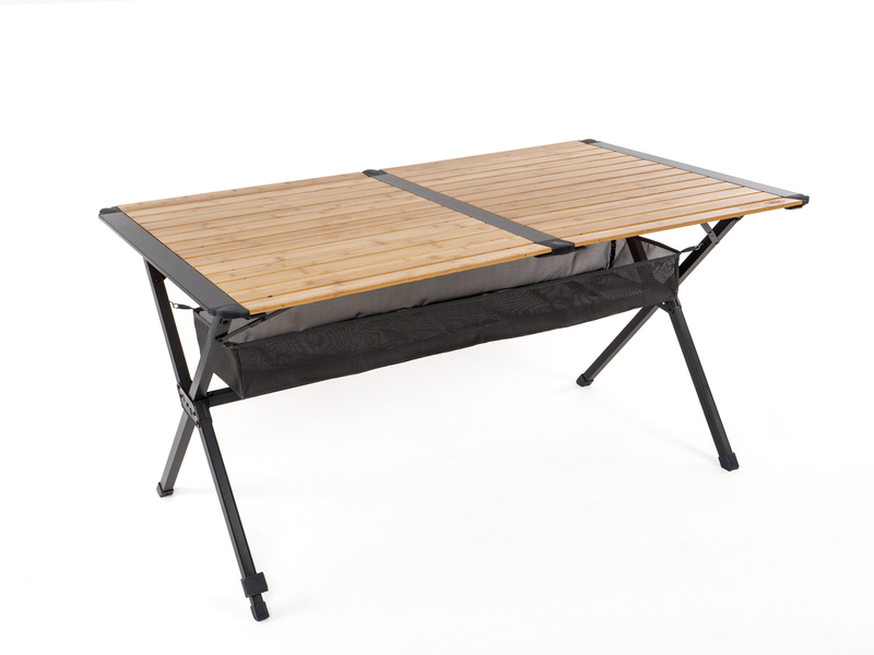 Купить онлайн Бамбуковый передвижной стол МЕНДОЗА 140 - 140 х 80 см