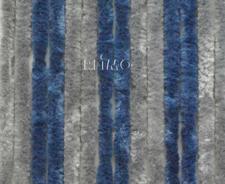 Купить онлайн Флисовая занавеска 56 x 185 см, серая/темно-синяя для дверей каравана