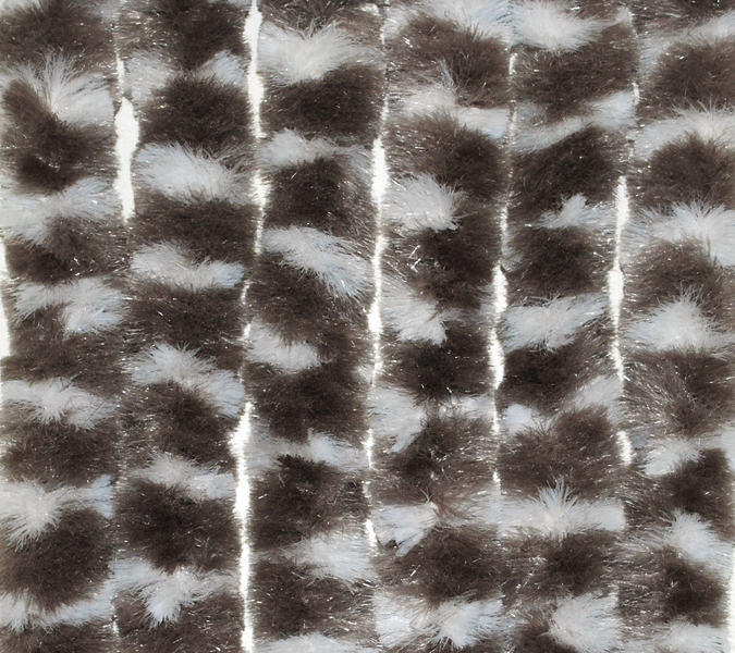 Купить онлайн Флисовая гардина 56х185 серо-коричневый