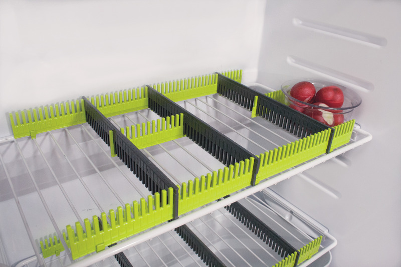 Купить онлайн Накладки для холодильника Purvario в наборе из 8 шт. - салатовый/антрацит