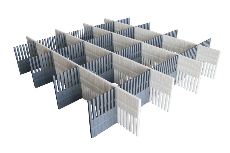 Купить онлайн Направляющие для ящиков Purvario, 8 шт. - светло-серый/антрацит