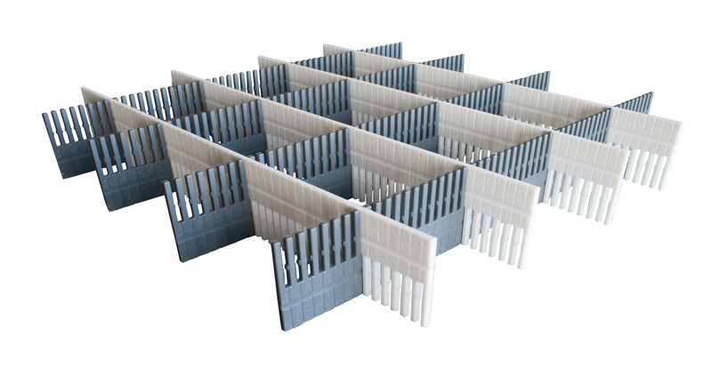 Купить онлайн Накладки на холодильник Purvario в наборе из 8 шт. - светло-серый/антрацит