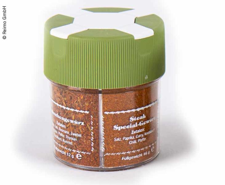 Купить онлайн Шейкер для специй гриль 4-кратный: барбекю, стейк грубый, стейк особый, курица