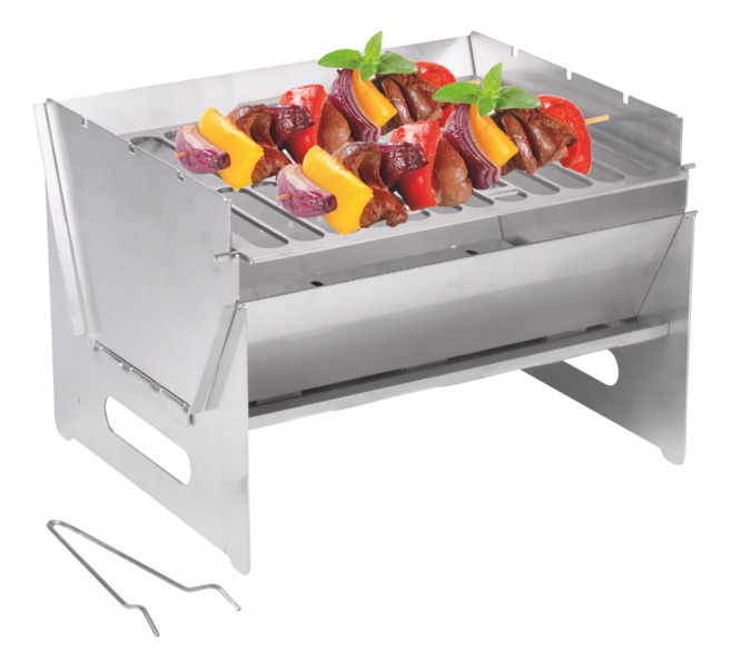 Купить онлайн Складной гриль из нержавеющей стали CAMP4 250x300x220 мм