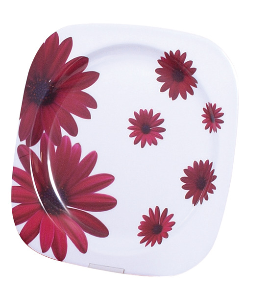 Купить онлайн Camp4 Red Flower - Набор меламиновых тарелок (Ø 22,5 см)