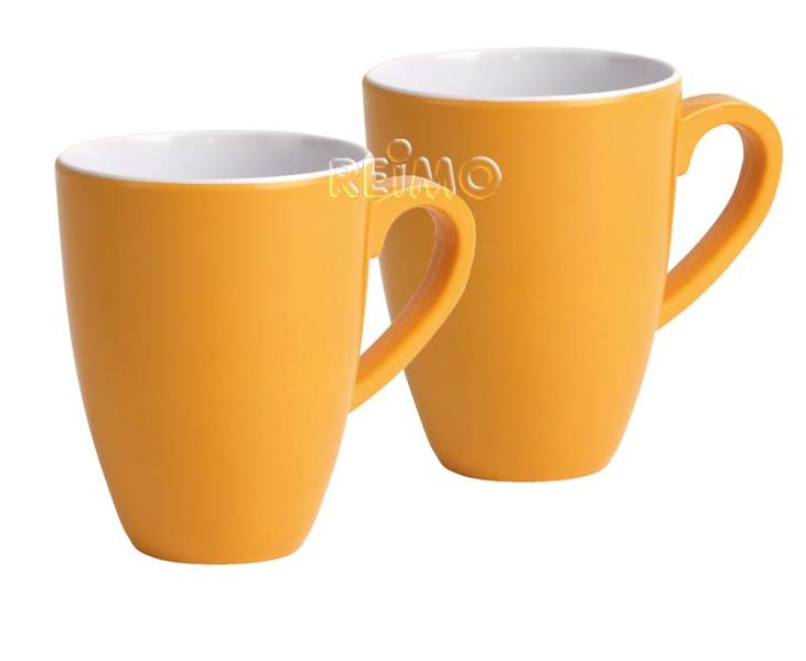 Купить онлайн Меламиновая кофейная кружка Paradise, цвет: желтый