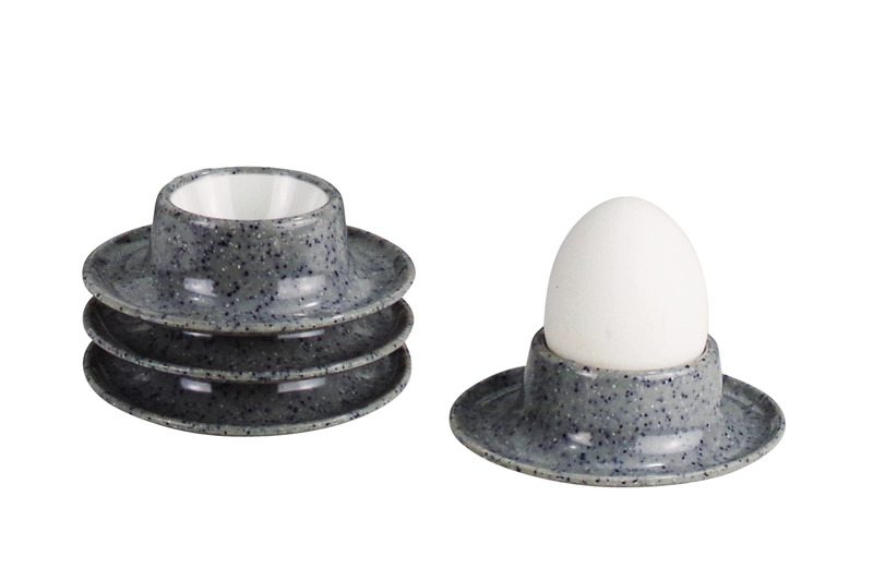 Купить онлайн Набор подставок для яиц Gimex GRANITE, 100% меламин, 4 шт.