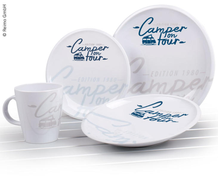 Купить онлайн Меламиновая посуда CLEVELAND, 16 предметов, для 4 человек