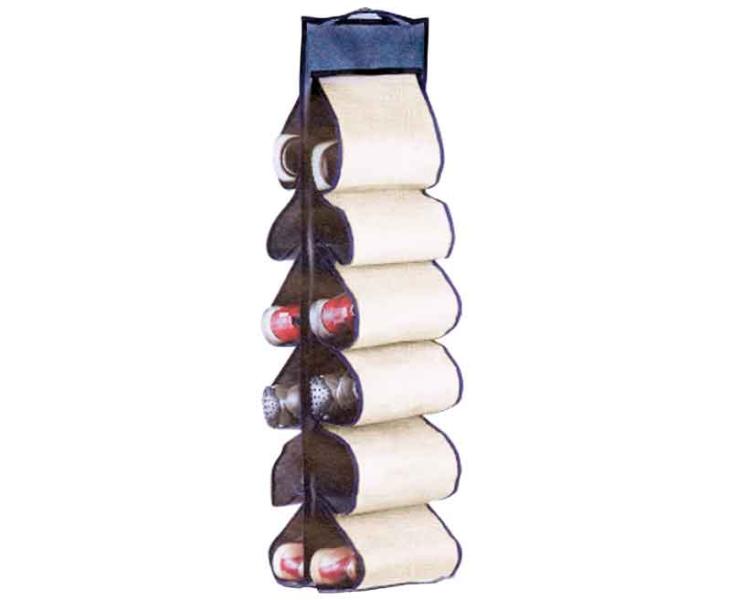 Купить онлайн Органайзер для обуви Thea 9: подвесная сумка с 12 карманами для 6 пар обуви