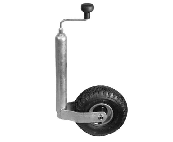 Купить онлайн Опорное колесо, обод из листовой стали, 260x85, 48 мм, шины с воздушным наполнением