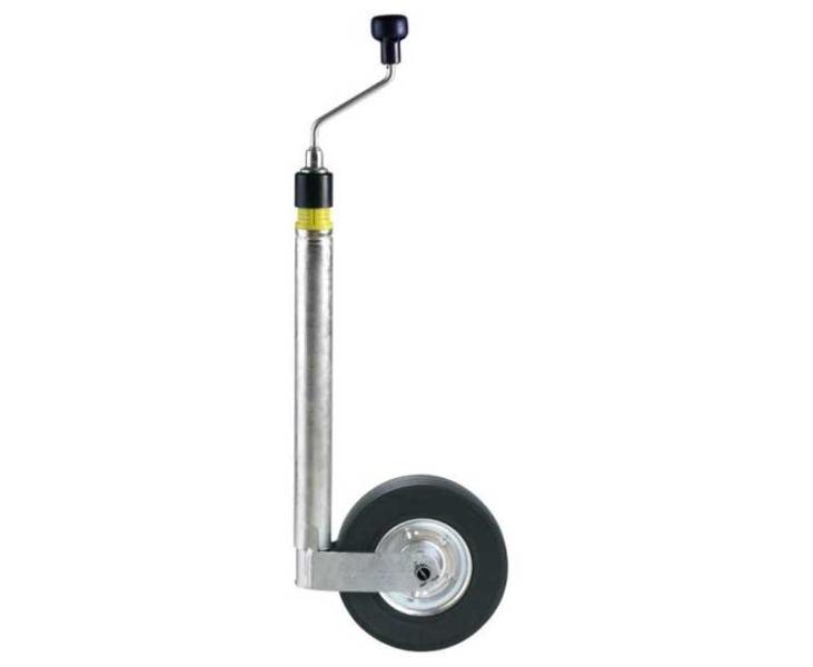 Купить онлайн Опорное колесо с балансиром, обод из листовой стали, 225x70, 48 мм, шины из мягкой резины