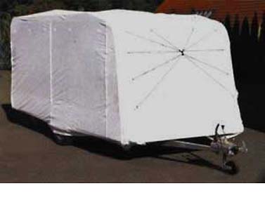 Купить онлайн Защитный кожух каравана 510x250см, серый